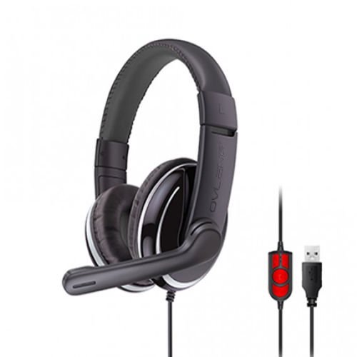 Neuf - OVLENG Q6 Casque USB avec Microphone pour Ordinateur Portable PC Ordinateur et Machine de Jeu PS4