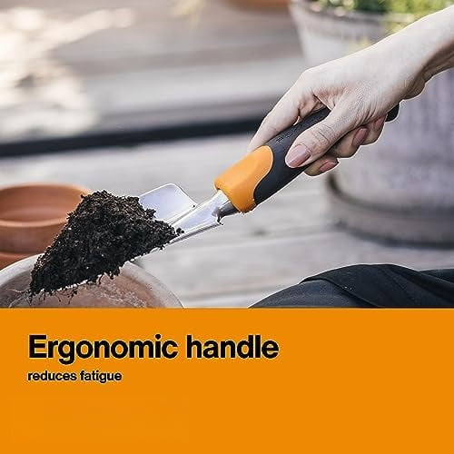 Trowel, Heavy Duty Gardening Hand Tool with Hang Hole, For Digging and Planting, Rust Resistant Cast Aluminum, Ergonomic Handle and Comfort Grip, Gardening Tools for Yard