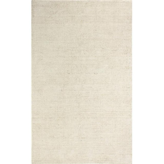 Bashian V106-BE-4X6-DR02 Bashian Vestige Collection Solid Transitional 100 Percent Viscose Pile Hand Loomed Area Rug, Beige - 3 ft. 6 in. x 5 ft. 6 in.