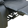 thumbnail image 2 of TrumanPick Manual Recliner Chair,Overstuffed reclining Armchair Home Theater Sofa Recliner for Living Room, Black, 2 of 7