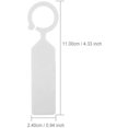 thumbnail image 2 of 100pcs Plant Mark Tags Plastic Waterproof Plant Tree Tags Thick Plastic Garden Hanging Tags Flower Plant Tags(white ), 2 of 5