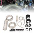 thumbnail image 1 of Stainless Steel Hose Cover Kit, Heat Resistant Universal Radiator Hose Sleeving Set, Universal Hose Dress Up Kit for Vehicle, 1 of 7