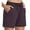 Purple red, variant on Charmo Women's Lounge Running Shorts Elastic Waist Gym Athletic Shorts with Pockets