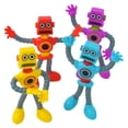 thumbnail image 3 of 3Pcs Creative Iron Wire Robot, Cagogo Creative Iron Wire RobotToy, Decompression FidgetToyforKidsAdults, Bendable Transformable Twistable Figure, Stress Relief DeskToyfor Office Home Classroom, 3 of 3