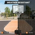Vebreda Portable Basketball Hoop for Kids, 32in Backboard Basketball