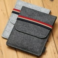 thumbnail image 2 of Wweixi Case Protective Shockproof Storage Cases Digital Electronic Gadgets Universal Sleeves Handmade Lightness Portable Light Gray 7 inch, 2 of 8