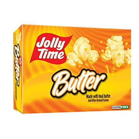 Jolly Time Microwave Popcorn Butter - Walmart.com