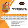thumbnail image 4 of Pioneer Hi Vis Non Tear-Away Mesh Safety Vest - Hook & Loop - Multi Pockets - Hi-Vis Orange, 4 of 4