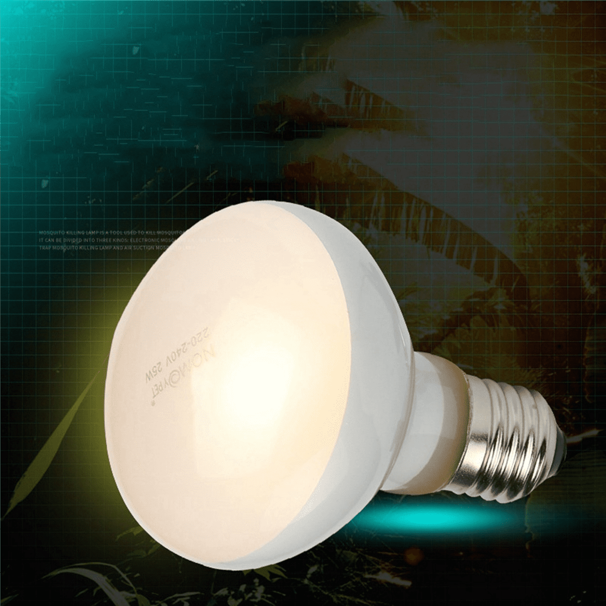 8 Pack Reptile Uvb Uva Heat Lamp Bulb for Truly Sun-Like Bright Heat for ,Amphibian and Birds (100 W)