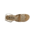 thumbnail image 3 of Bellini Nobu Womens Open Toe Comfort Sandal 6 Natural Pebbled, 3 of 5