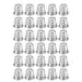 thumbnail image 1 of Protector de Dedo de Dedal de Costura, 30 Piezas de Anillo Protector de Dedo de Metal para Coser A Mano, Accesorios Artesanales Herramientas de Costura DIY, 1 of 5