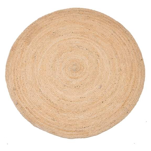 VAYAN Handmade Jute Area Rugs, 6 ft Round, for Bathroom