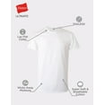thumbnail image 2 of Hanes Ultimate Men's ComfortSoft Crewneck Undershirt, Black/Grey, 6-Pack Assorted 2XL, 2 of 6