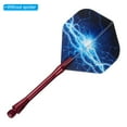 thumbnail image 4 of Uxcell  Aluminum Dart Shafts 15 Pack Medium 2BA Thread Dart Stems Red 45mm, 4 of 5