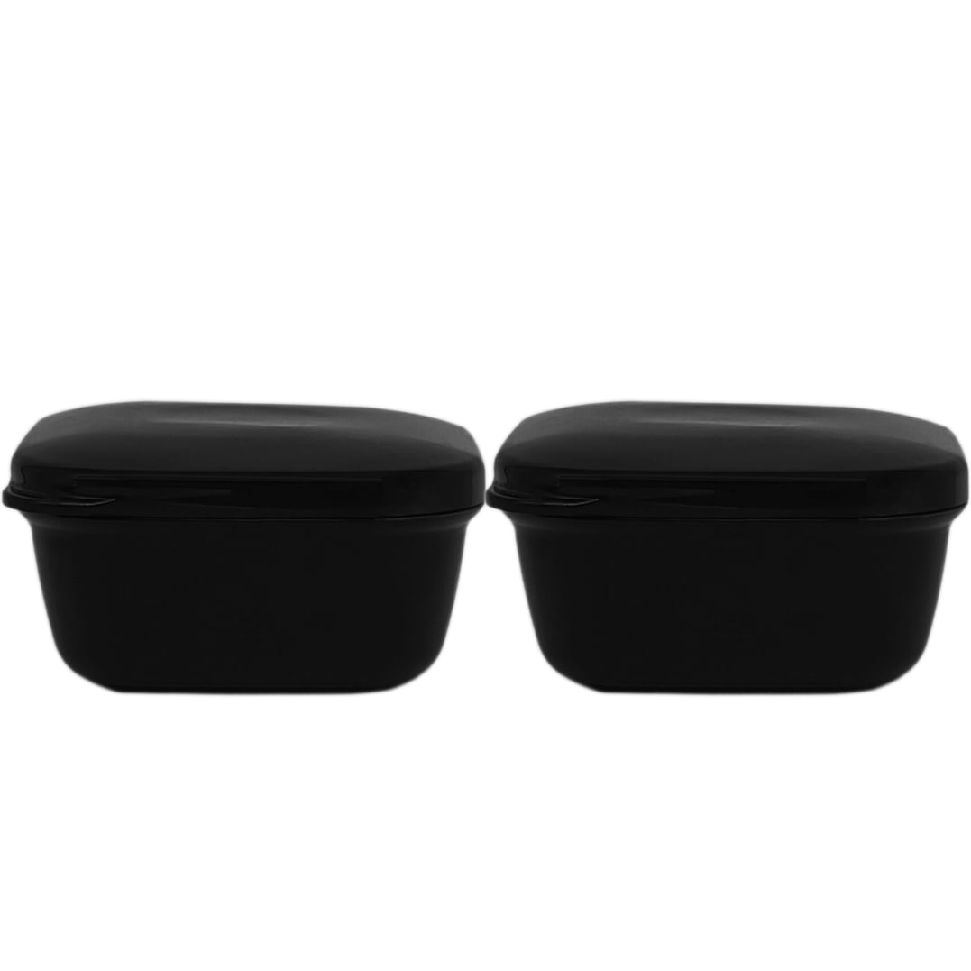 2Pack Squqre Soap Travel Container with Lid Draining Bar Soap Holder for Shower Bathroom Soap