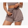 thumbnail image 2 of Women's Quick-Dry Running Workout Sports Shorts, 2 of 8