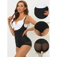 thumbnail image 3 of Unique Bargains Women's Mesh Full Shapewear Open Bust Leotard Jumpsuit Bodysuit S Black, 3 of 6