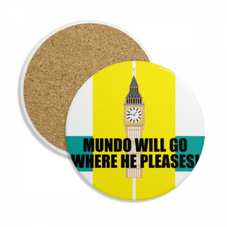 

Mundo鈥俉ill鈥侴o鈥俉here鈥侶e鈥侾leases! Coaster Cup Mug Tabletop Protection Absorbent Stone