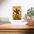 thumbnail image 2 of California, Smokey Bear with Shovel, Only You can prevent Wildfires Birch Wood Wall Sign (6x9 Rustic Home Decor, Ready to Hang Art), 2 of 5