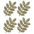 thumbnail image 2 of Saro Lifestyle Beaded Leaf Napkin Ring (Set of 4), 2 of 5