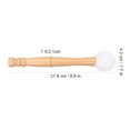 thumbnail image 1 of Rubber Mallet Stick Echo Ring for Playing Crystal Singing Bowl, Wood Handle, Fix Position, Percussion Friction, Musical Lovers, 1 of 7