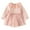 Pink, variant on Spazoro Toddler Kids Girls Dress, Solid Color Fall Winter Causal Long Sleeve Dresses for Girls Pink Size 1Months