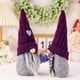 thumbnail image 4 of Decoración navideña, gorro de punto morado, muñeco enano, decoración de primavera y otoño, muñeco sin rostro, 4 of 6