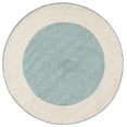 thumbnail image 2 of Safavieh Easy Care Anselmo Bordered Area Rug, Ivory/Turquoise, 6' x 6' Round, 2 of 7
