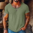 thumbnail image 2 of M Y M Camisa sin Mangas Color Sólido Clásico Ropa Deportiva Casual para Cualquier Temporada Camisas de Lino de los Hombres, 2 of 8
