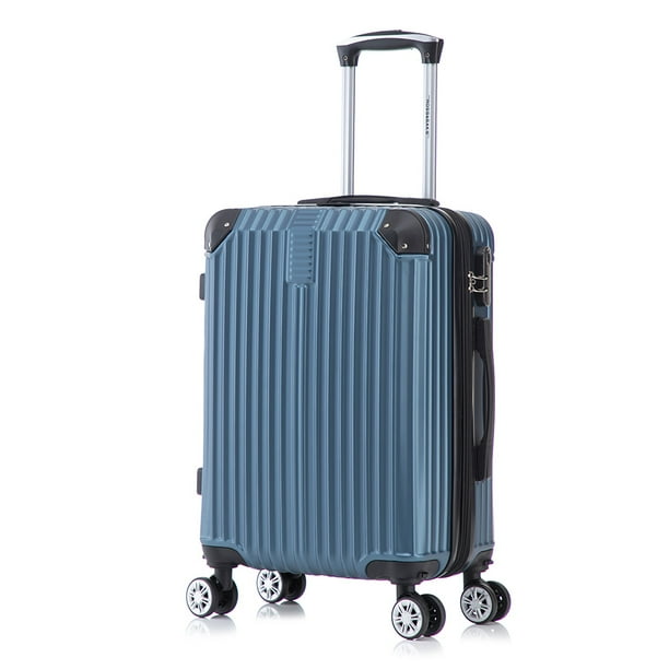 Maleta de Mano Rígida Expandible 10Kg Con Ruedas 360° y Forro Impermeable Ideal para Viaje y Cabina Rosa