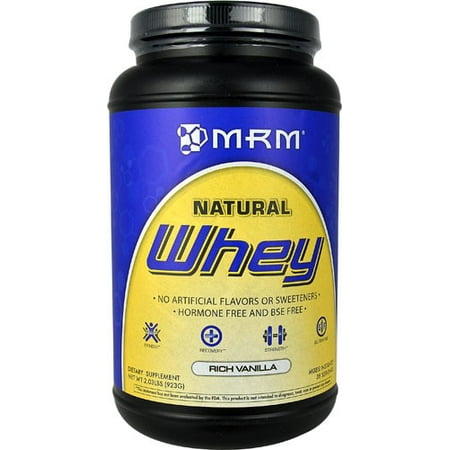 MRM Whey Protein Powder, Rich Vanilla, 2 Lb