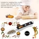thumbnail image 2 of Báscula Digital de Cuchara KKmoon para Cocina, Medición Precisa de Ingredientes como Harina, Azúcar y Sal, Dos Cucharas Desmontables de 30ml y 80ml, Capacidad de 0.05g a 500g, Color Negro, Sin Pilas, 2 of 6