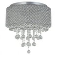 thumbnail image 4 of Bethel International Flush Mount Chrome Metal & Crystal, 4 of 4