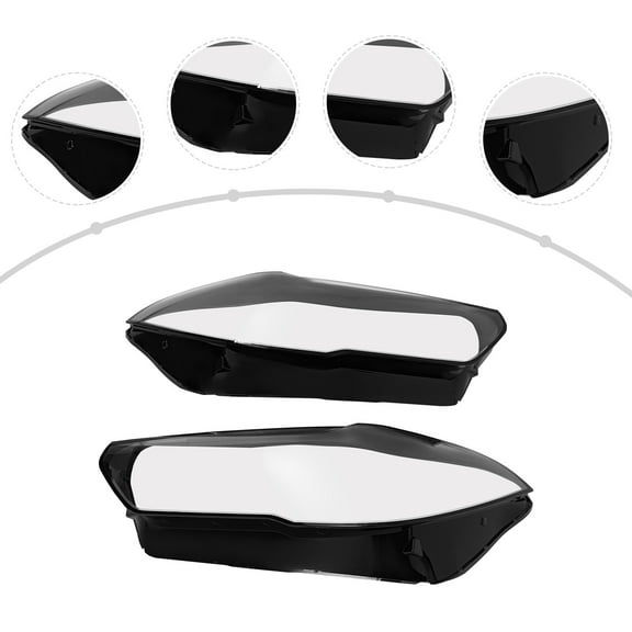 Miumaeov Left & Right Headlight Lens Covers Clear Headlamp Covers For 2019 2020 2021 BMW X5 G05 X6 G06