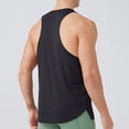 thumbnail image 4 of Squevariel Men's Quick Dry Tank Top Sleeveless Round Neck Workout Top Casual Summer Lightweight Athletics T-Shirt, 4 of 7