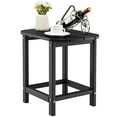 thumbnail image 2 of Costway 18'' Patio Adirondack Side Table Weather Resistant HDPE Garden Black, 2 of 10