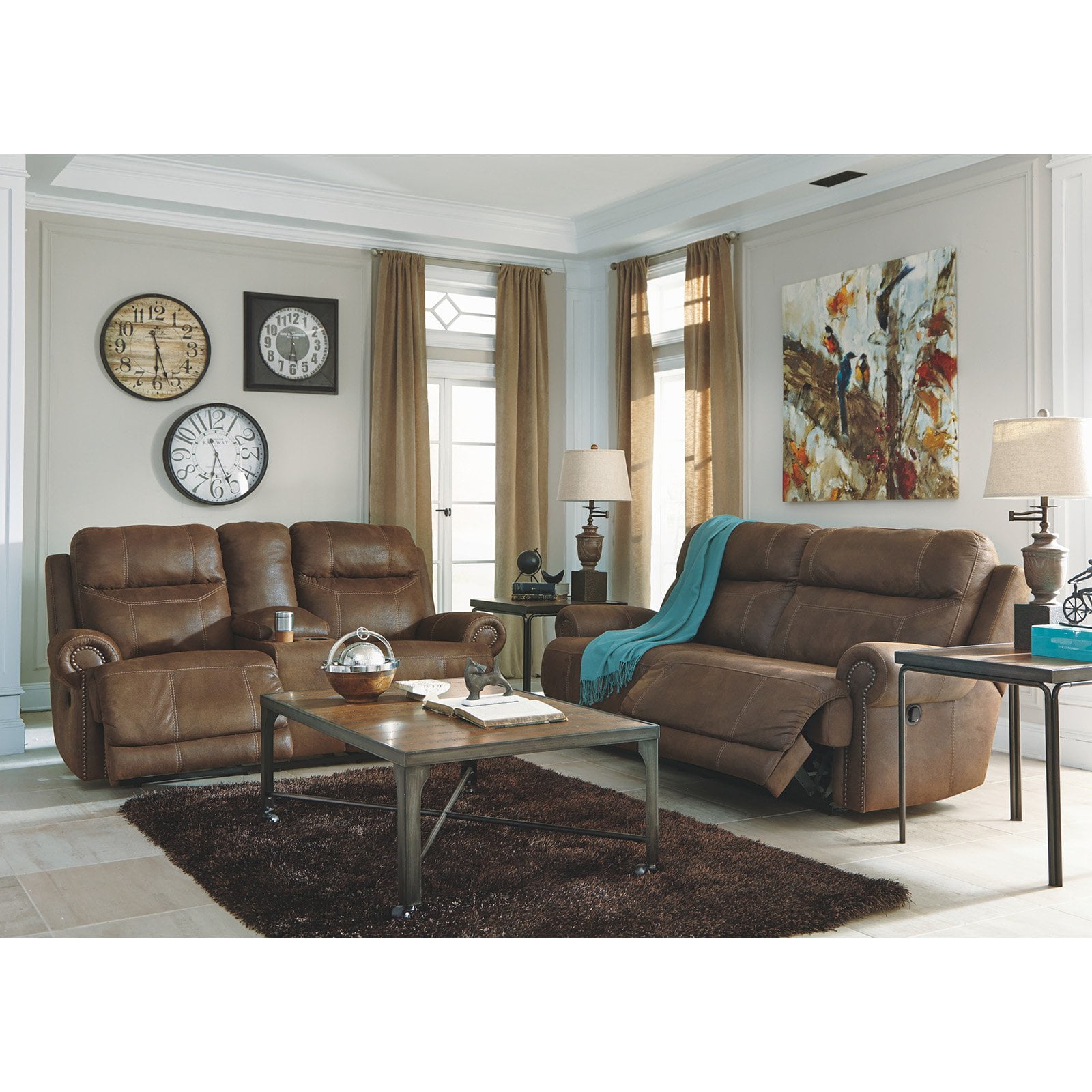 Austere gray 2024 reclining sofa
