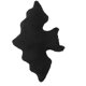 thumbnail image 3 of Baby Cute bat shape Soft Comfortable Stuffed Plush Toy Animal Pillow For Kids Adults Home Decor Black, 3 of 5