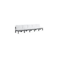 thumbnail image 3 of Meridian Furniture Nizuc White Outdoor Patio Modular Sofa, 3 of 8