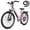 Pink, variant on Core ST 2.0 Electric Bike for Adults,500W (Peak 1200W)Motor Ebike,Up to 55Miles,Max 28MPH E Bicycle,7-Speed with Free Lock,(White)