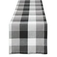 thumbnail image 1 of Design Imports Chemin de Table à Carreaux Tricolore Noir, 1 of 4