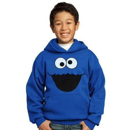 Sesame Street Cookie Monster Face Youth Hoodie