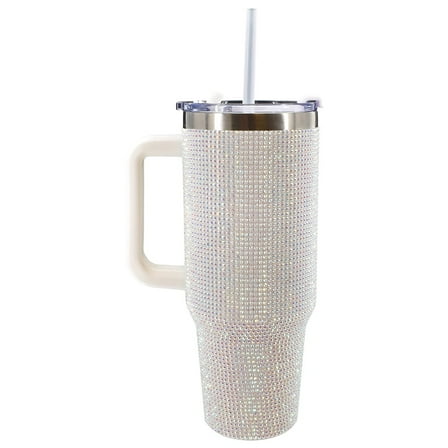 NCAA Auburn Tigers 40 ounce Stainless Steel Tumbler with Bling Treatment