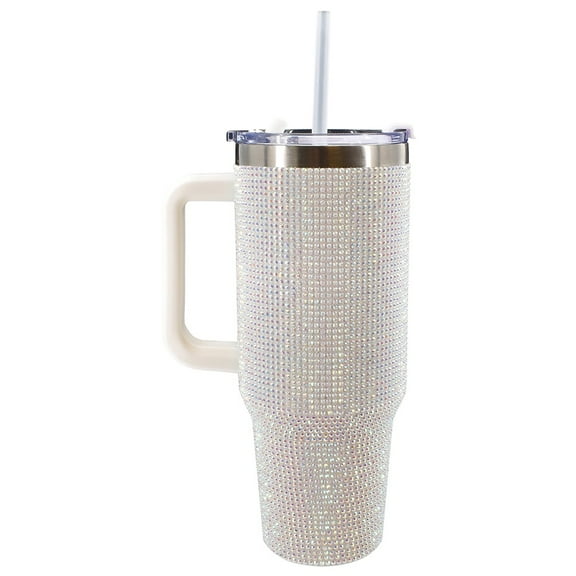 NCAA Auburn Tigers 40 ounce Stainless Steel Tumbler with Bling Treatment