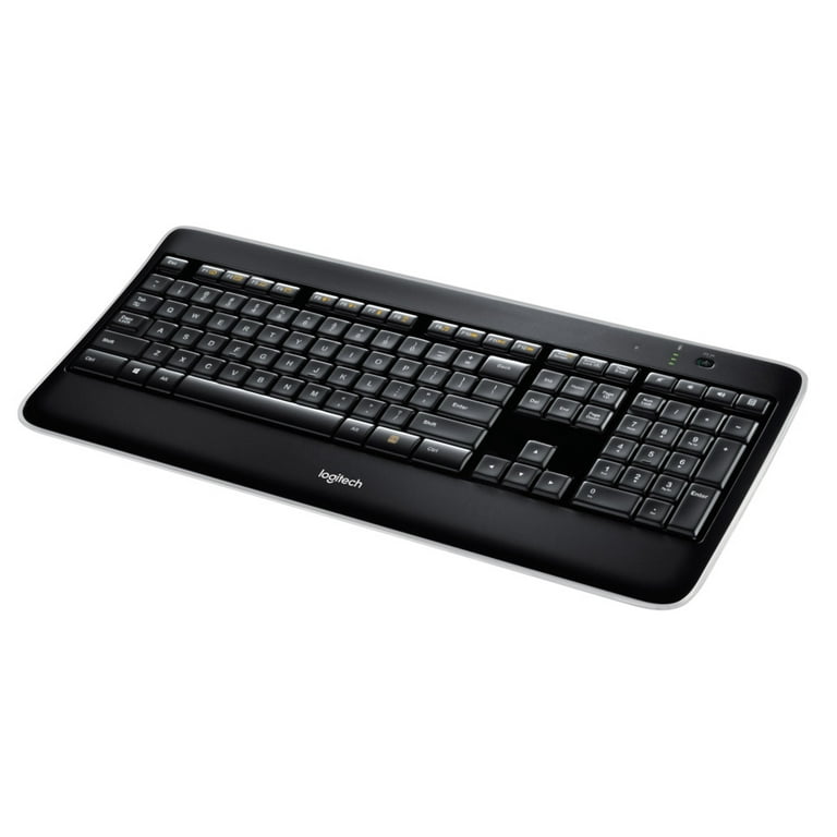 postkontor rotation længes efter Logitech K800 Illuminated Keyboard, Black - Walmart.com
