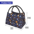 thumbnail image 2 of Yiaed Galaxy Print Lunch box lunch bag Portable Insulated Lunch Box for Women Men Cooler Tote Bag with Front Pocket for Work Picnic Travel, 2 of 6