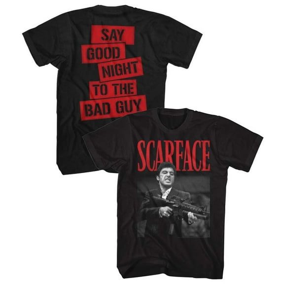 Scarface Dakkadakka Black Adult T-Shirt ***F&B***