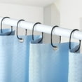 thumbnail image 5 of 24pcs Shower Curtain Rings, Rustproof Metal Shower Curtain Rings, Oval Shower Curtain Rings and Hooks, 5 of 5