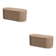 thumbnail image 3 of Billuyoard Cable Management Box Hide Conceal Cord Box Organizer for Computer Desk Café ligero 2piezas, 3 of 6