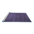 thumbnail image 2 of Ahgly Company Machine Washable Indoor Round Abstract Blue Contemporary Area Rugs, 8' Round, 2 of 4